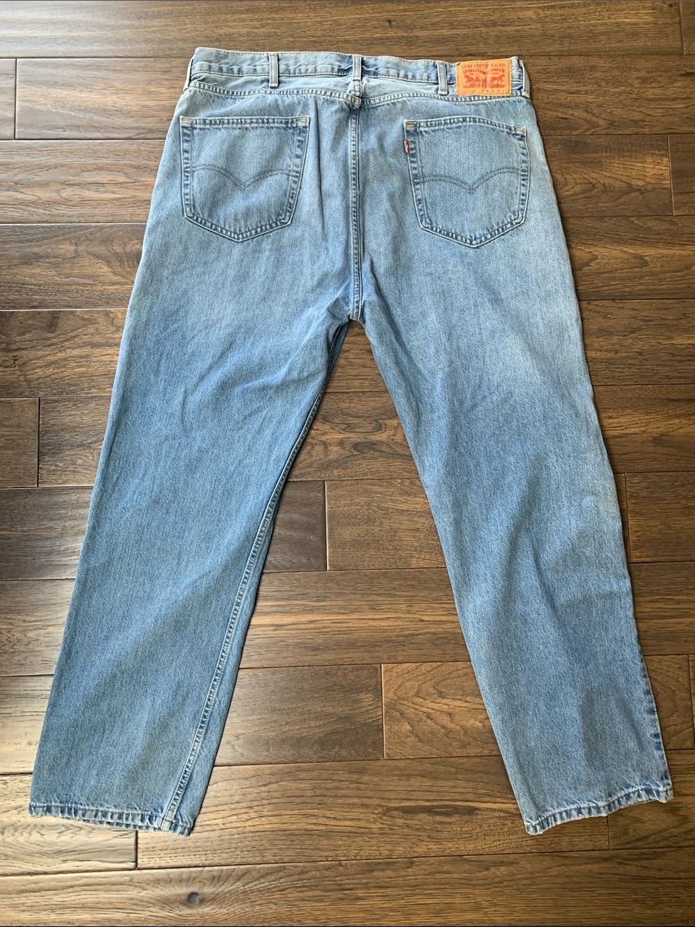 Levi's Men's Classic 505 Straight Light Wash Blue Denim Jeans.Pre-owned.Sz:39x29 - Picture 6 of 6